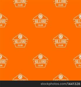 Billiard pattern vector orange for any web design best. Billiard pattern vector orange