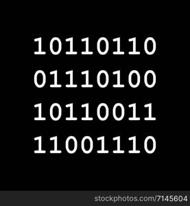 Binary code and background