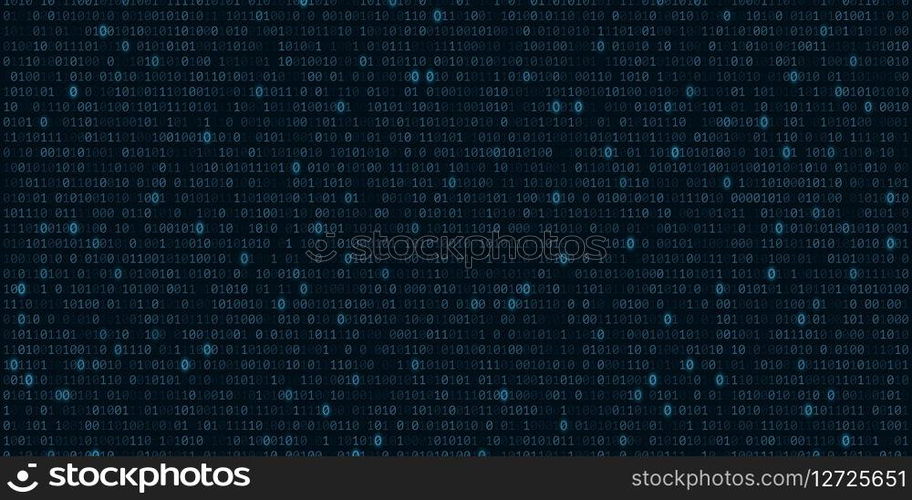 Binary code background. Software programming. Glowing numbers. Digital data. Technological concept. Vector illustration. EPS 10. Binary code background. Software programming. Glowing numbers. Digital data. Technological concept. Vector illustration