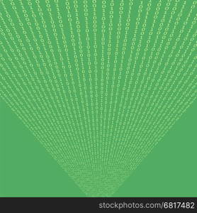 Binary Code Green Background. Concept Numbers. Algorithm Decryption and Encoding.. Binary Code Green Background.
