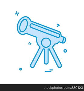 Binocular icon design vector