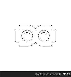 binocular logo stock vektor template