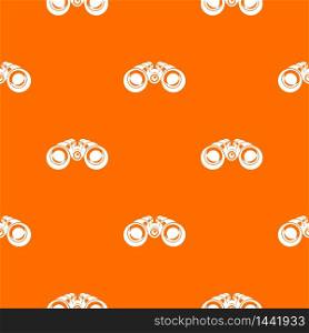 Binocular pattern vector orange for any web design best. Binocular pattern vector orange