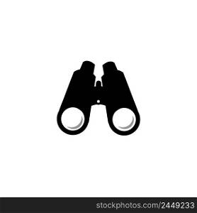 binoculars icon logo vector design template