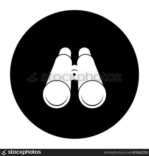binoculars logo icon vector illustration design