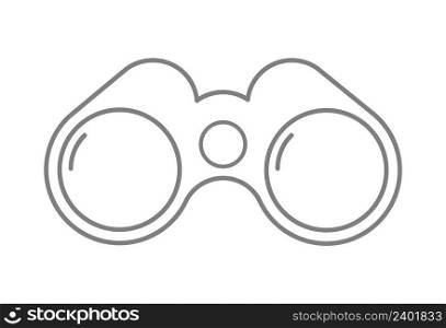 Binoculars. Vector illustration for websites, applications and creative design.