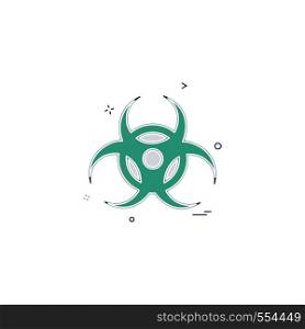 Bio Hazard Icon vector design