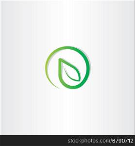 bio leaf eco green nature logo vector icon plant