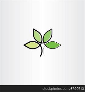 bio plant herb health eco vector logo icon green
