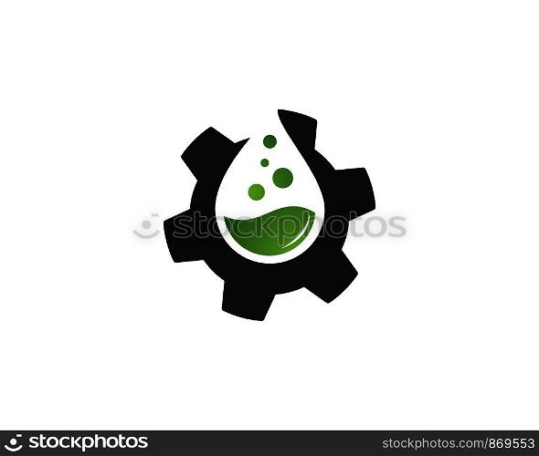 Bio technology,Lab logo vector icon template