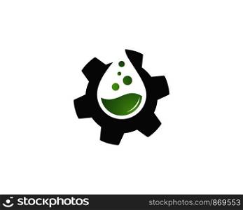 Bio technology,Lab logo vector icon template