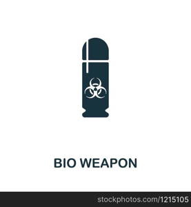 Bio Weapon vector icon illustration. Creative sign from science icons collection. Filled flat Bio Weapon icon for computer and mobile. Symbol, logo vector graphics.. Bio Weapon vector icon symbol. Creative sign from science icons collection. Filled flat Bio Weapon icon for computer and mobile