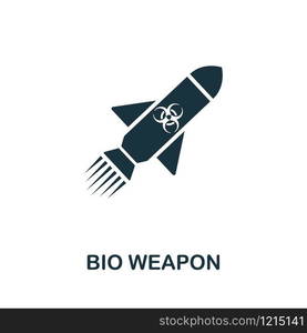 Bio Weapon vector icon illustration. Creative sign from science icons collection. Filled flat Bio Weapon icon for computer and mobile. Symbol, logo vector graphics.. Bio Weapon vector icon symbol. Creative sign from science icons collection. Filled flat Bio Weapon icon for computer and mobile