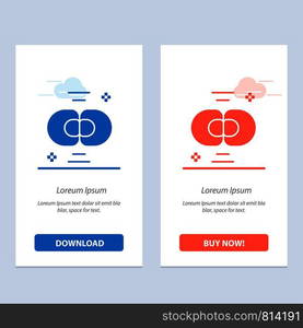 Biochemistry, Biology, Cell, Chemistry, Division Blue and Red Download and Buy Now web Widget Card Template