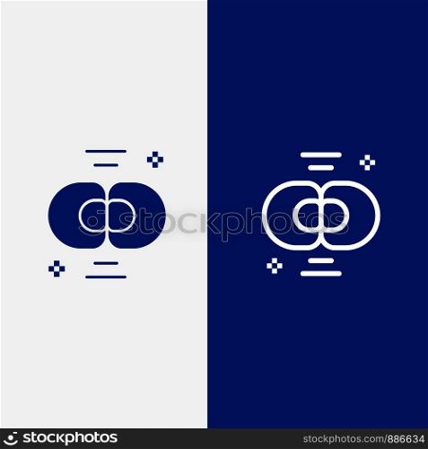 Biochemistry, Biology, Cell, Chemistry, Division Line and Glyph Solid icon Blue banner Line and Glyph Solid icon Blue banner