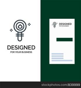 Biochemistry, Biology, Cell, Chemistry, Laboratory Grey Logo Design and Business Card Template