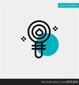 Biochemistry, Biology, Cell, Chemistry, Laboratory turquoise highlight circle point Vector icon