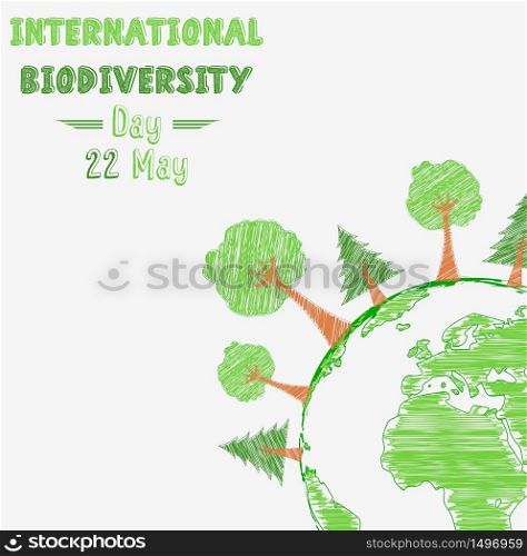 Biodiversity international day.Vector