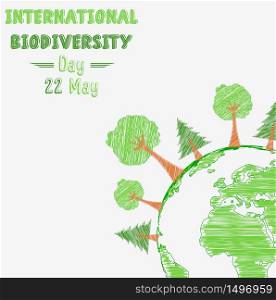 Biodiversity international day.Vector