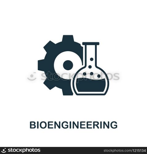 Bioengineering vector icon illustration. Creative sign from science icons collection. Filled flat Bioengineering icon for computer and mobile. Symbol, logo vector graphics.. Bioengineering vector icon symbol. Creative sign from science icons collection. Filled flat Bioengineering icon for computer and mobile