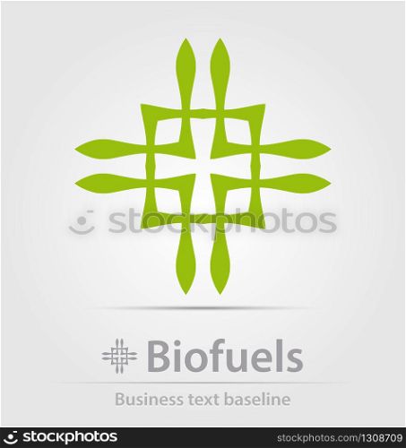 Biofuels business icon for creative design. Biofuels business icon