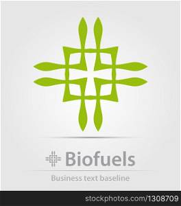 Biofuels business icon for creative design. Biofuels business icon