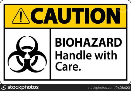 Biohazard Caution Label Biohazard, Handle With Care