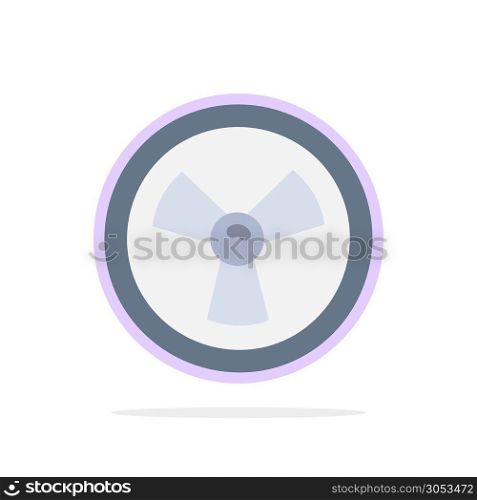 Biohazard, Chemist, Science Abstract Circle Background Flat color Icon