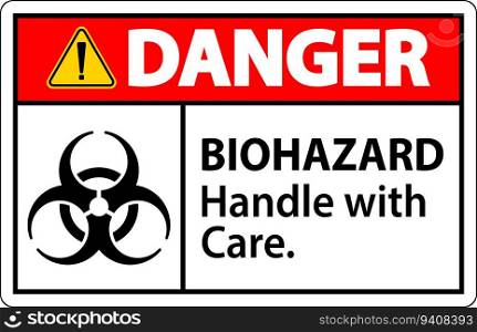 Biohazard Danger Label Biohazard, Handle With Care