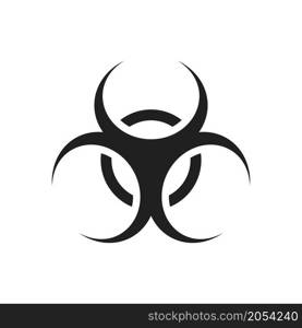 Biohazard Icon vector design illustration