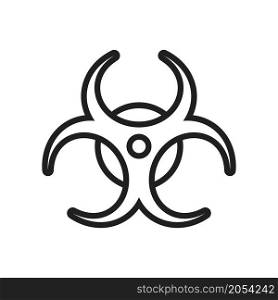 Biohazard Icon vector design illustration