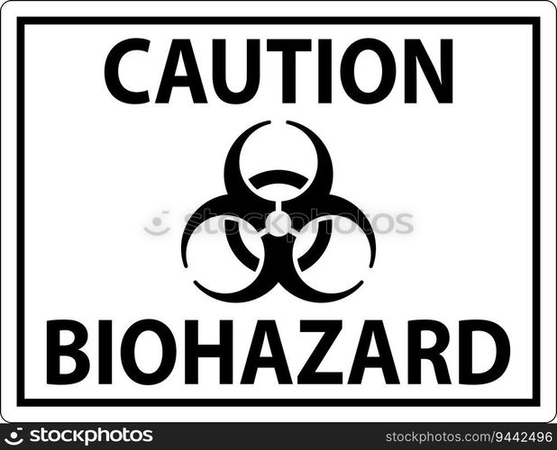 Biohazard Sign, Caution Biohazard Sign