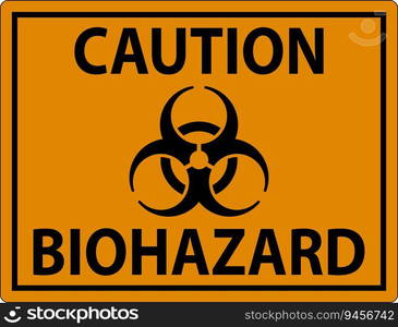 Biohazard Sign, Caution Biohazard Sign