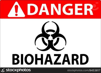 Biohazard Sign, Danger Biohazard Sign
