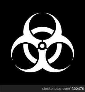 Biohazard Sign (danger caution sign), Pandemic Expansion Symbol. The emblem of pathogen infection and the spread of the diseases.