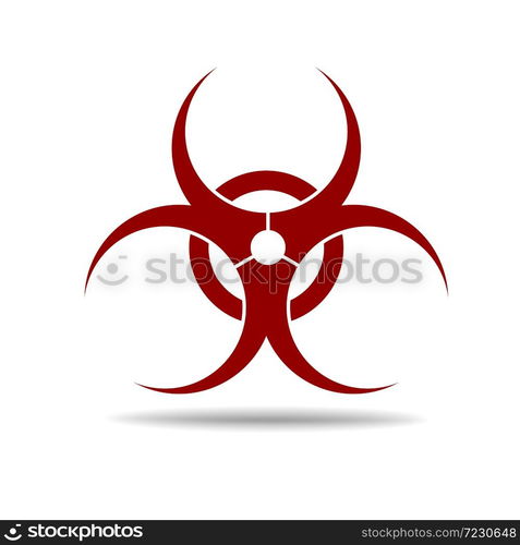 Biohazard symbol. vector sign