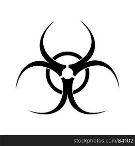 Biological danger icon .