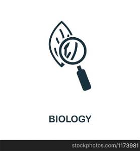 Biology icon vector illustration. Creative sign from education icons collection. Filled flat Biology icon for computer and mobile. Symbol, logo vector graphics.. Biology vector icon symbol. Creative sign from education icons collection. Filled flat Biology icon for computer and mobile