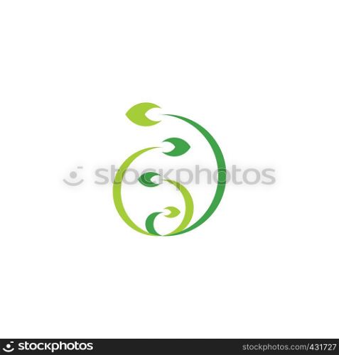 biology plant growth logo icon symbol