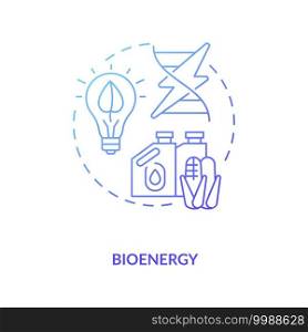 Biomass renewable energy source concept icon. Energy production from biofuels idea thin line illustration. Electric power and heat power engineering. Vector isolated outline RGB color drawing. Biomass renewable energy source concept icon