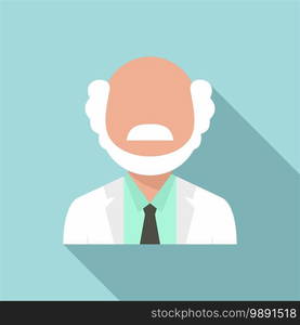 Biophysics scientist icon. Flat illustration of biophysics scientistvector icon for web design. Biophysics scientist icon, flat style