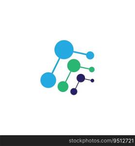 Biotech, Molecule, DNA, Atom, Medical or Science Logo Design Vector 