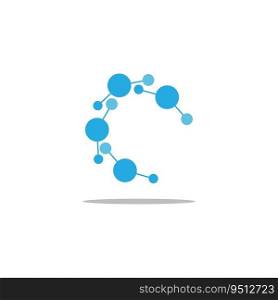 Biotech, Molecule, DNA, Atom, Medical or Science Logo Design Vector 