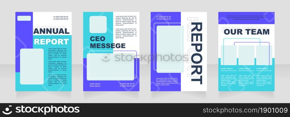 Biotechnology trendy blank brochure layout design. Biology info. Vertical poster template set with empty copy space for text. Premade corporate reports collection. Editable flyer paper pages. Biotechnology trendy blank brochure layout design