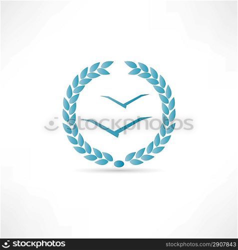 bird abstraction icon