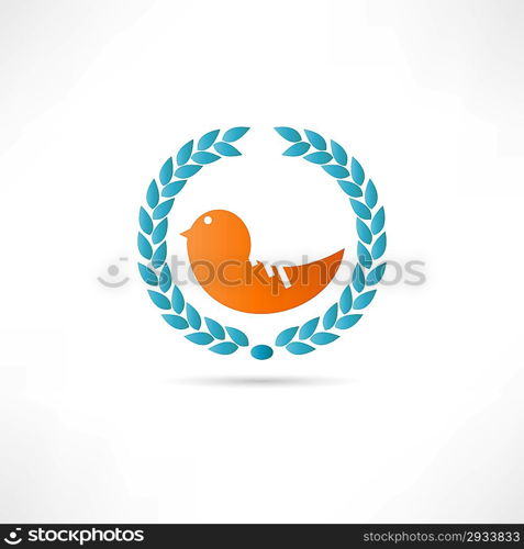 bird abstraction icon