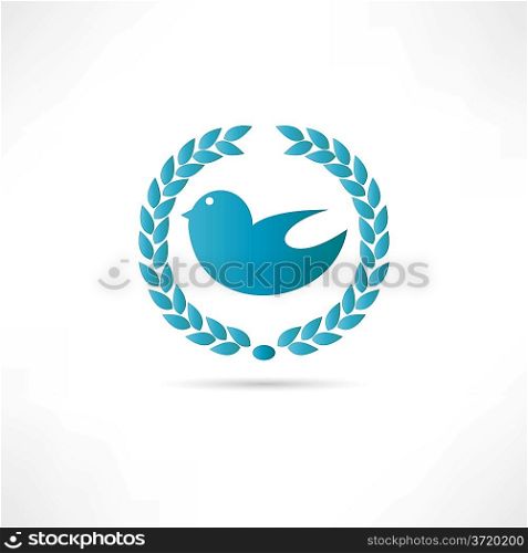 bird abstraction icon