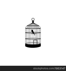 Bird cage icon vector illustration design template.
