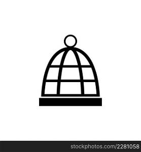 Bird Cage, Pet Cell, Empty Birdcage. Flat Vector Icon illustration. Simple black symbol on white background. Bird Cage, Pet Cell, Empty Birdcage, sign design template for web and mobile UI element. Bird Cage, Pet Cell, Empty Birdcage. Flat Vector Icon illustration. Simple black symbol on white background. Bird Cage, Pet Cell, Empty Birdcage, sign design template for web and mobile UI element.