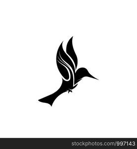 Bird fly Logo Template vector illustration design